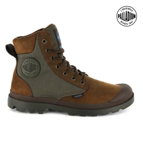 Palladium Pampa Sport Cuff WPN Women's Boots Brown | UK M804-VJF